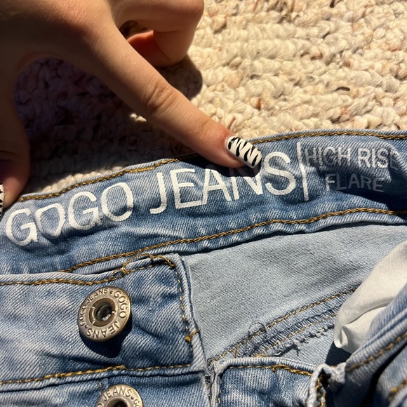 gogo jeans high rise flare bootcut jeans - Picture 3 of 5